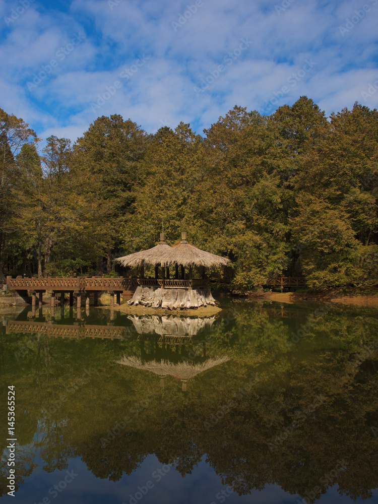 Sister lake in the Alishan National Forest Recreation Area,Chiayi,Taiwan .. Sister lake in the Alishan National Forest Recreation Area,Chiayi,Taiwan ..
