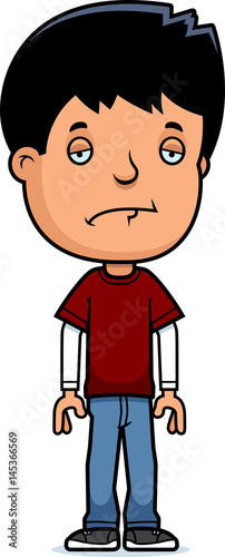 Sad Teen Boy