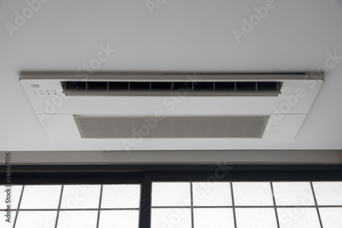 air conditioner installed on the ceiling