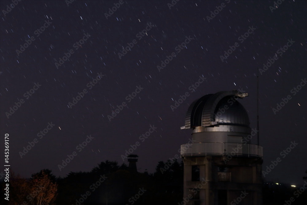 Obraz premium 美星天文台の星空