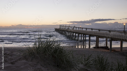 Gold Coast Australia - The Southport Spit - Sand Pumping Jetty at Sunrise