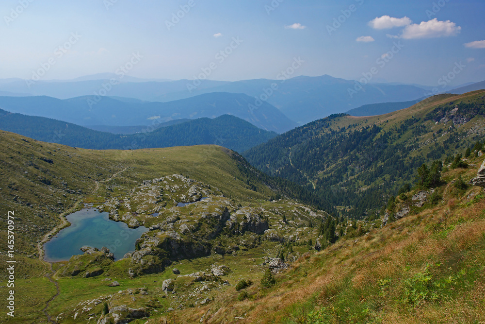 Bergsee auf der Turracherhöhe in den Nockbergen - Kärnten