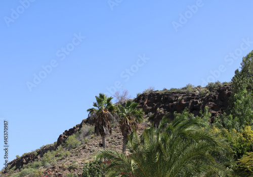 mountains on the island of gran canaria