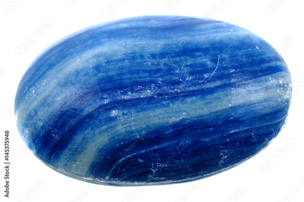 blue soap isolated
