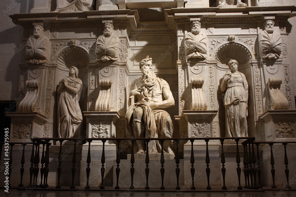 Mose' di Michelangelo scultura