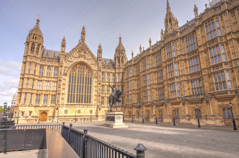 Westminster Palace in London. Great Britain.