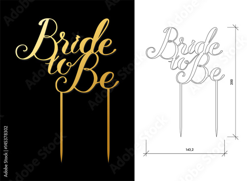 Wedding cake topper