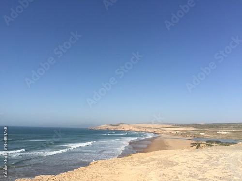 beautiful beach in Morocco