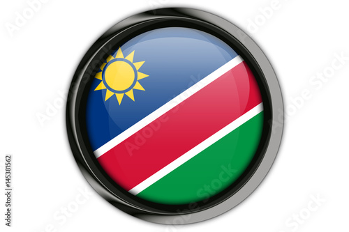 Free Download Namibia  flag in the button pin Isolated on White Background - GFXLoad