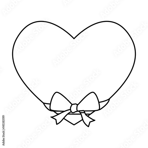 Heart and love icon vector illustration graphic design