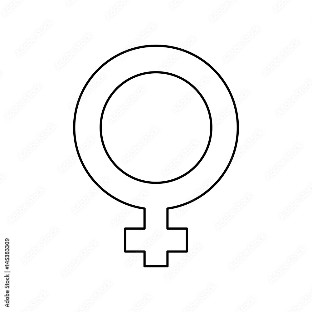 Female gender symbol icon vector illustration graphic design Female gender symbol icon vector illustration graphic design