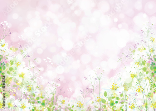 Vector  floral background.
