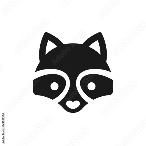 Minimal Raccoon icon
