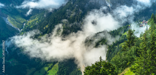 Alpy Szwajcarskie - Murren, view from hotel