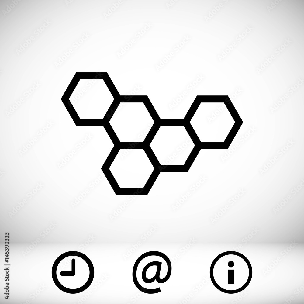 honeycomb honey icon stock vector illustration flat design honeycomb honey icon stock vector illustration flat design