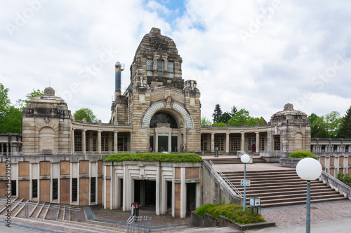 Stuttgart Germany Pragfriedhof Cemetery Feierhalle Architecture Destination Location Building European