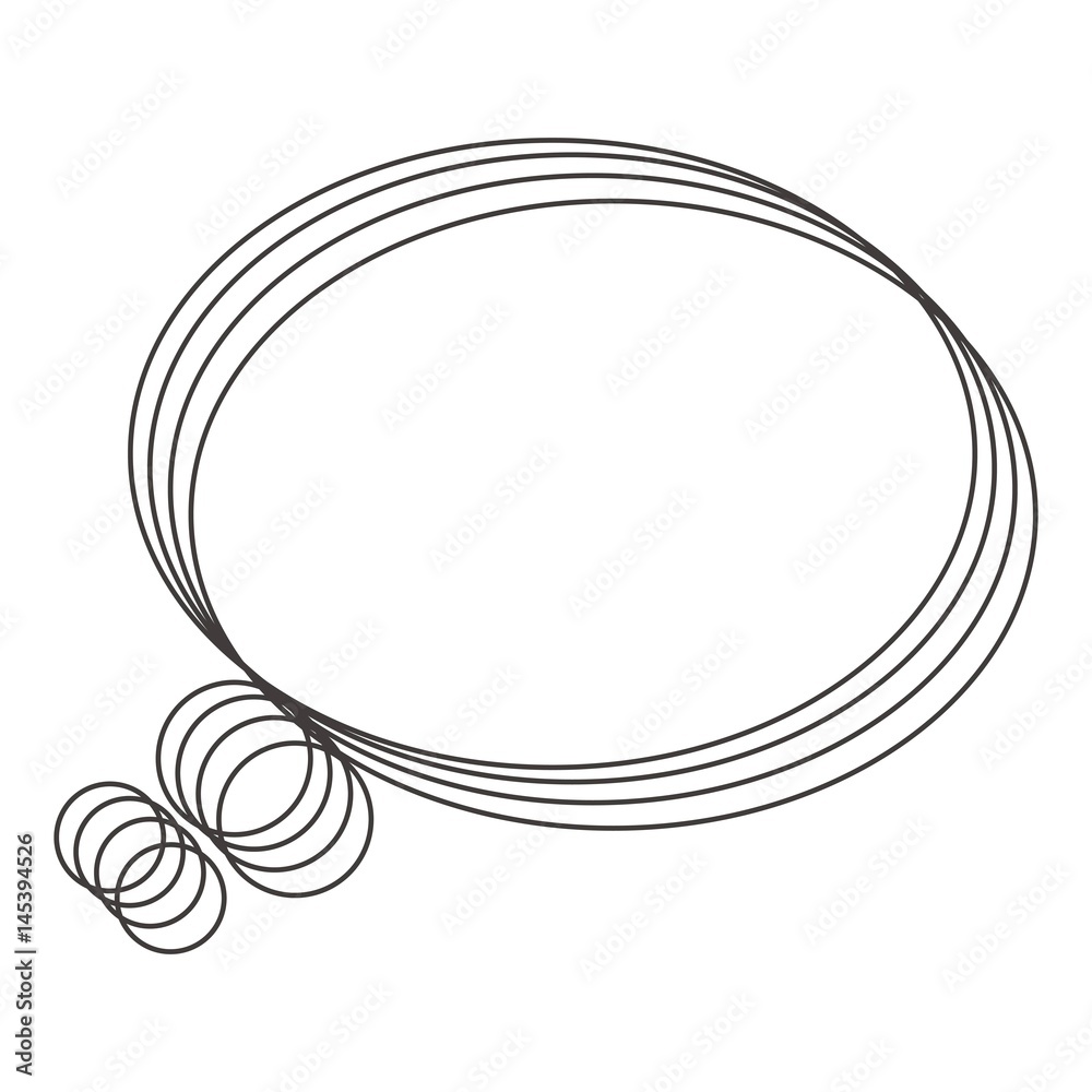 thought bubble icon over white background. vector illustration thought bubble icon over white background. vector illustration