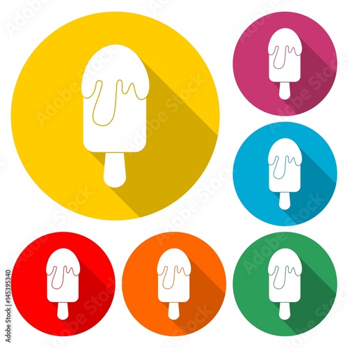 Popsicle Icons - Illustration