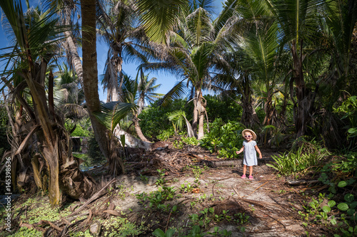 Seychelles with child