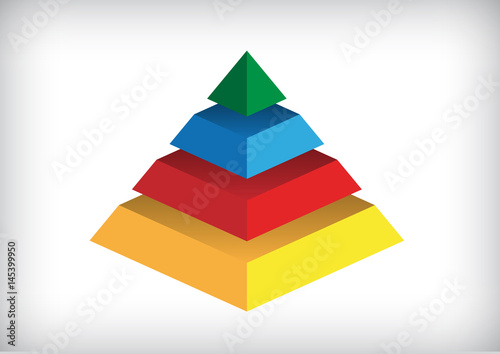 colorful pyramid