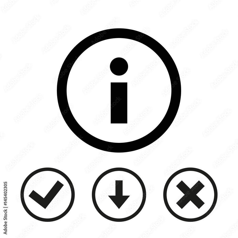info icon stock vector illustration flat design info icon stock vector illustration flat design