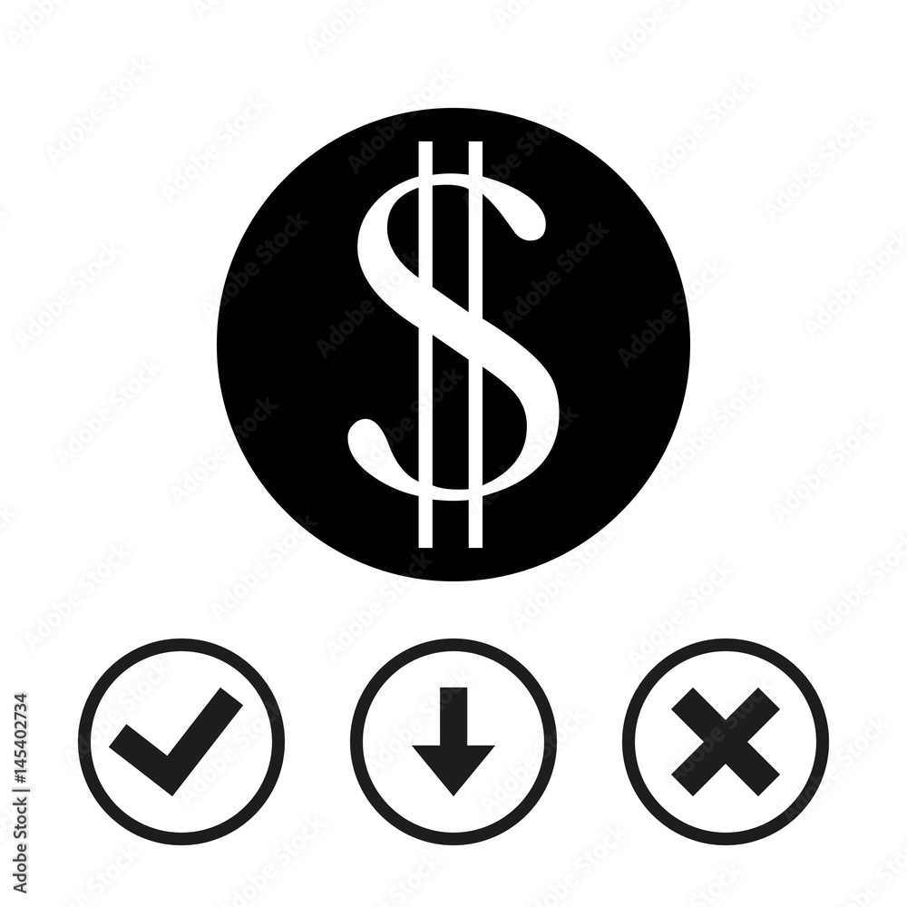 money icon stock vector illustration flat design money icon stock vector illustration flat design