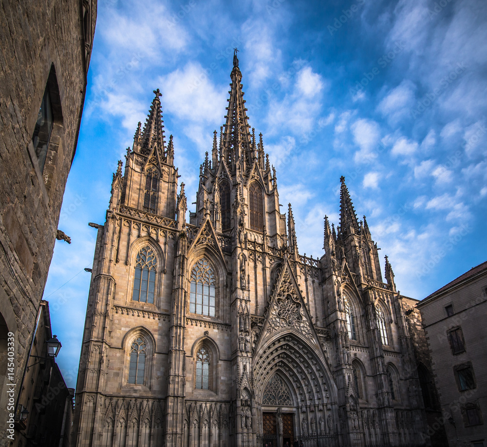 Saint Eulalia Cathedral in Barcelona