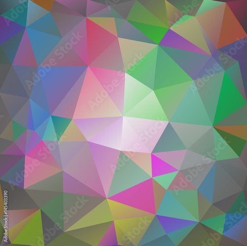 Multicolor geometric rumpled triangular low poly origami style gradient illustration graphic background. Vector polygonal design for your business. Delicate colors