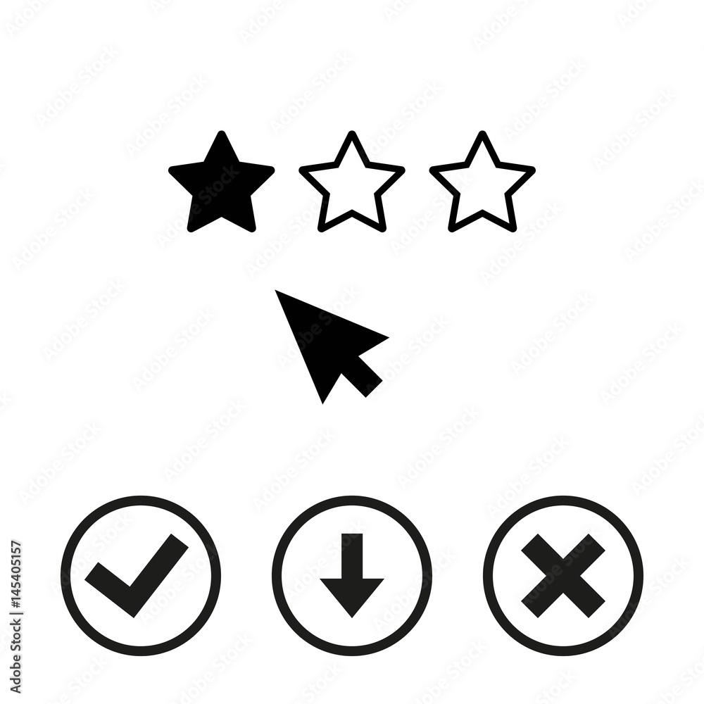rating icon stock vector illustration flat design rating icon stock vector illustration flat design
