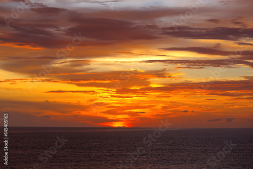 Sunset on the Indian Ocean. © vandycandy