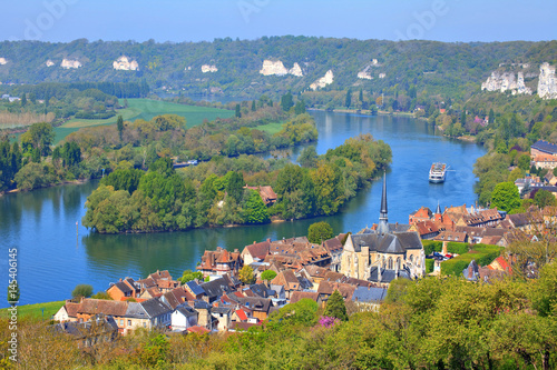Photos La seine et les Andelys vus de Château-Gaillard,  Eure, Normandie