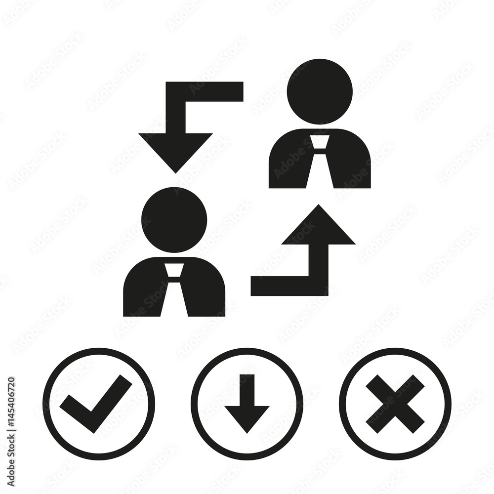 Business people team crowdy walk silhouette concept businesspeople group human resources over world map background vector icon Business people team crowdy walk silhouette concept businesspeople group human resources over world map background vector icon