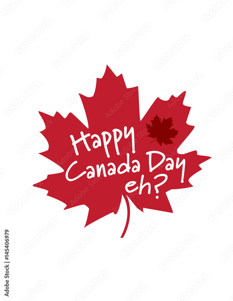 Happy Canada Day eh? maple leaf