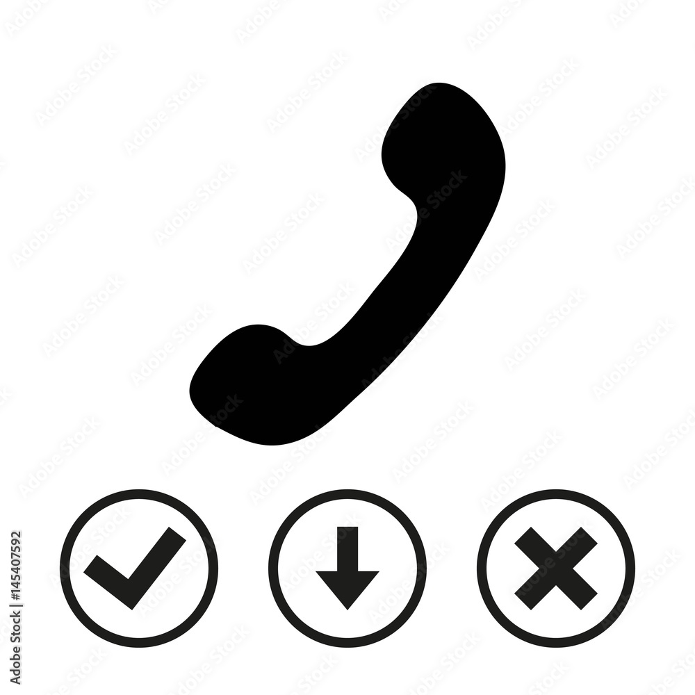phone icon stock vector illustration flat design phone icon stock vector illustration flat design