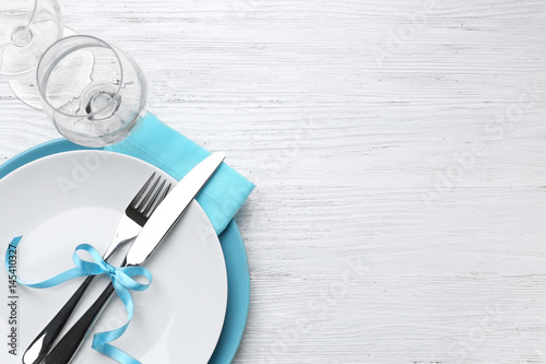 Beautiful festive table setting