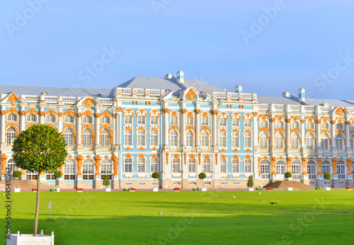Catherine Palace in Tsarskoe Selo.