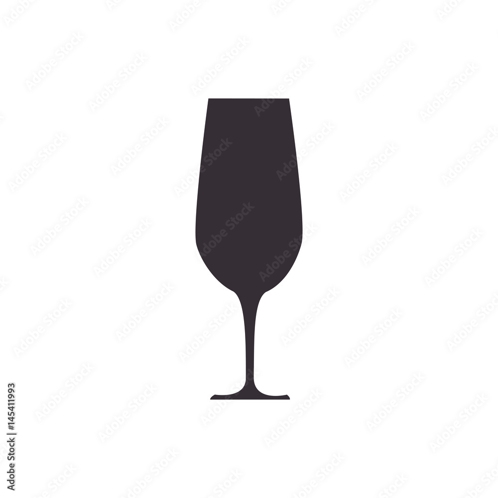 wine glass icon over white background. vector illustration wine glass icon over white background. vector illustration