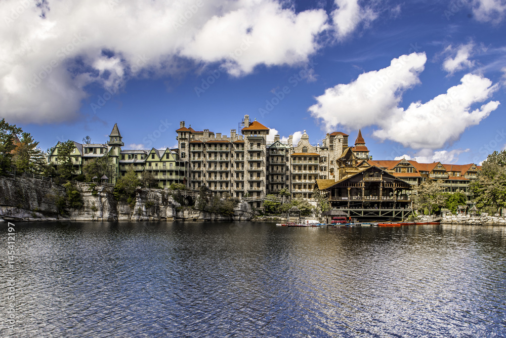 Fototapeta premium Mohank Mountain in New Paltz