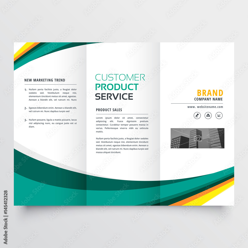 stylish modern trifold brochure design template stylish modern trifold brochure design template