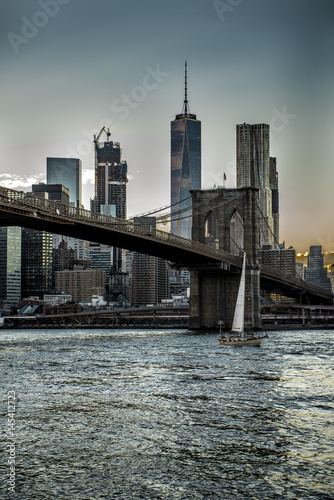 DownTown Manhattan during Sunset © Abbady