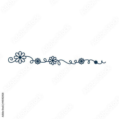 decorative ornament icon over white background. vector illustration