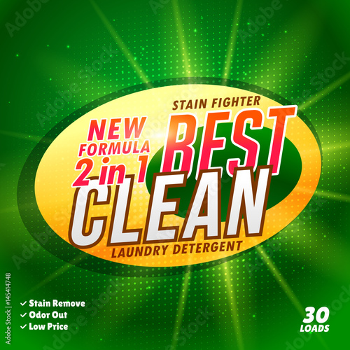 laundry detergent soap product packaging concept creative design