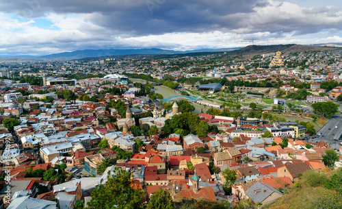 View of city center Tbilisi. Georgia