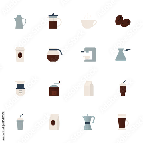 Coffee vector icons