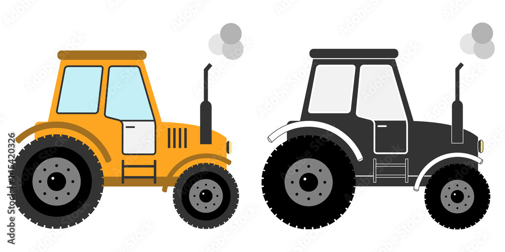Naklejka premium Tractor icon
