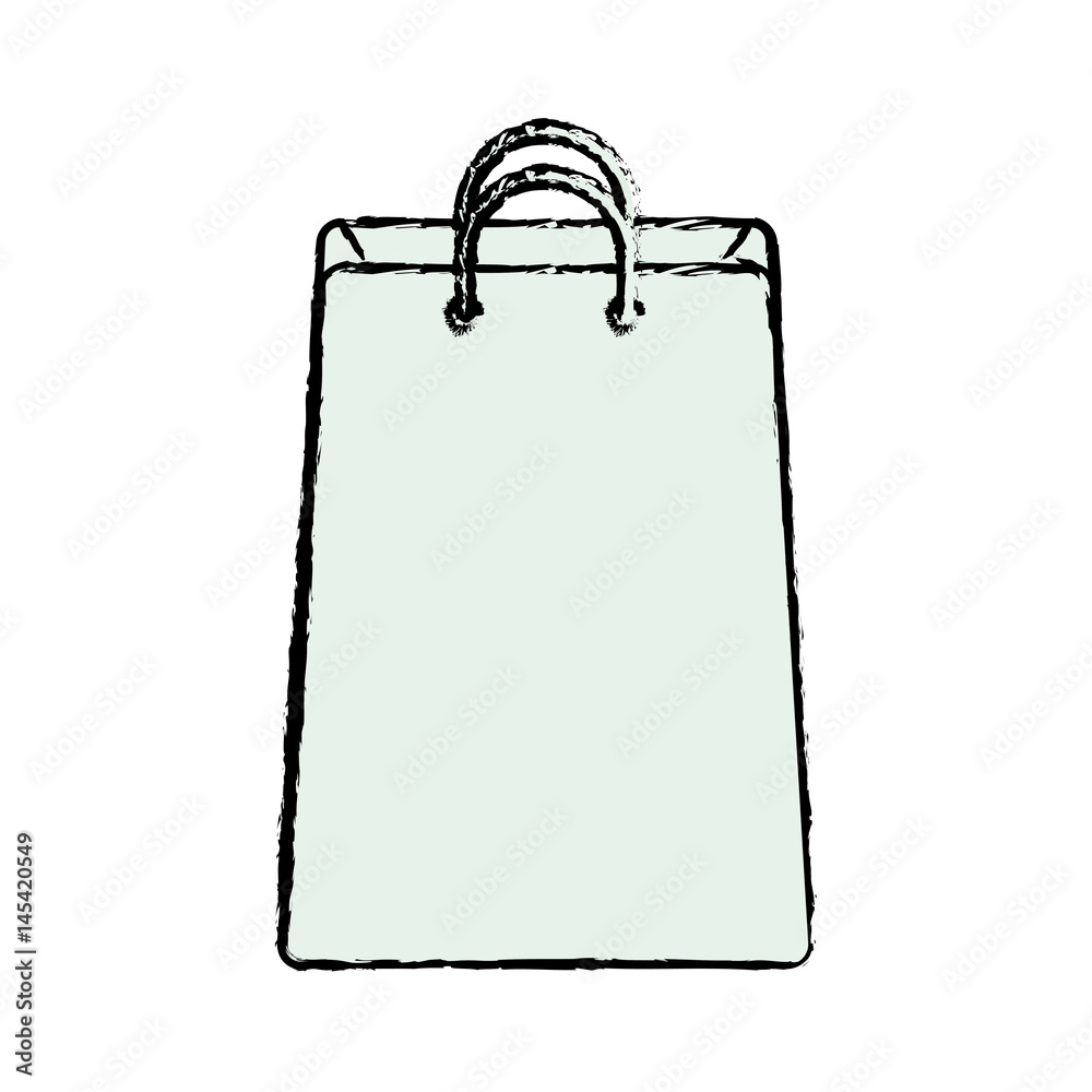 shopping bag icon over white background. vector illustration shopping bag icon over white background. vector illustration