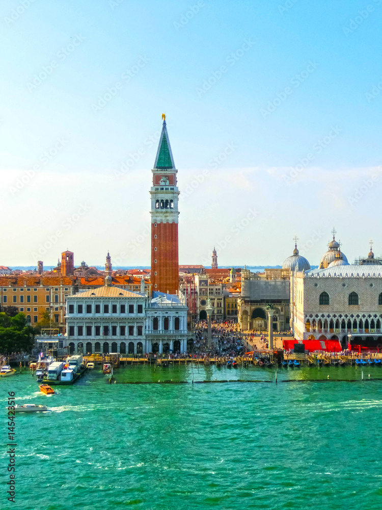 Beautiful view from Grand Canal on St. Marks Square Beautiful view from Grand Canal on St. Marks Square