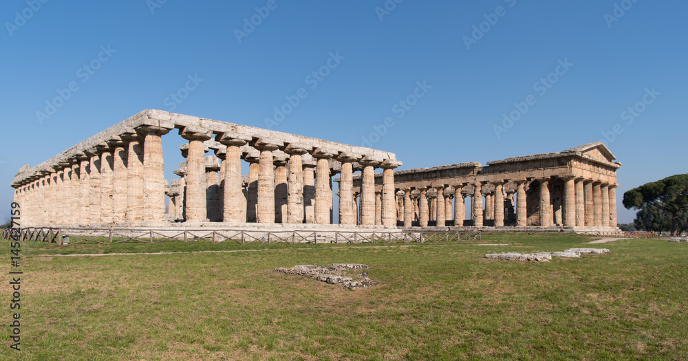 Temples of Paestum Archaeological site, Italy