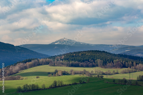 Snezka mountain Czech republic
