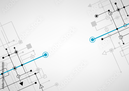 techno connect background